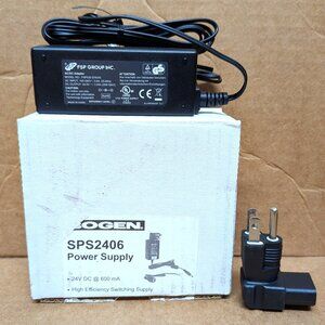 BOGAN SPS2406 POWER SUPPLY 24VDC@600mA RECEPTACLE MOUNT